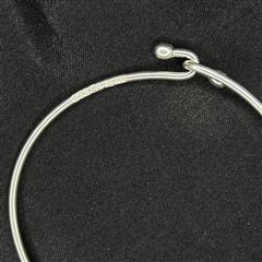 Tiffany & Co. Wire Hook Bangle Bracelet 6.75in